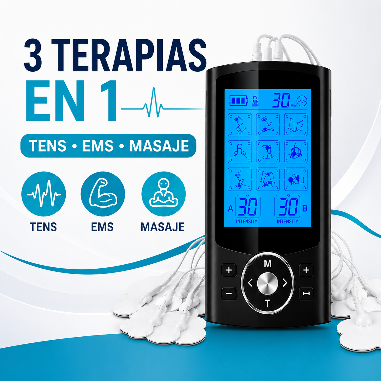 Electroestimulador muscular tens